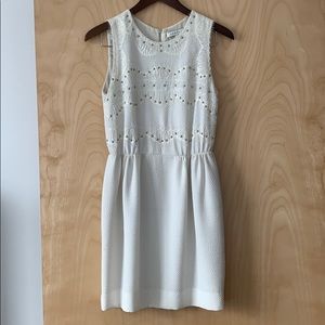 White Sandro dress, size 1 (French sizing)